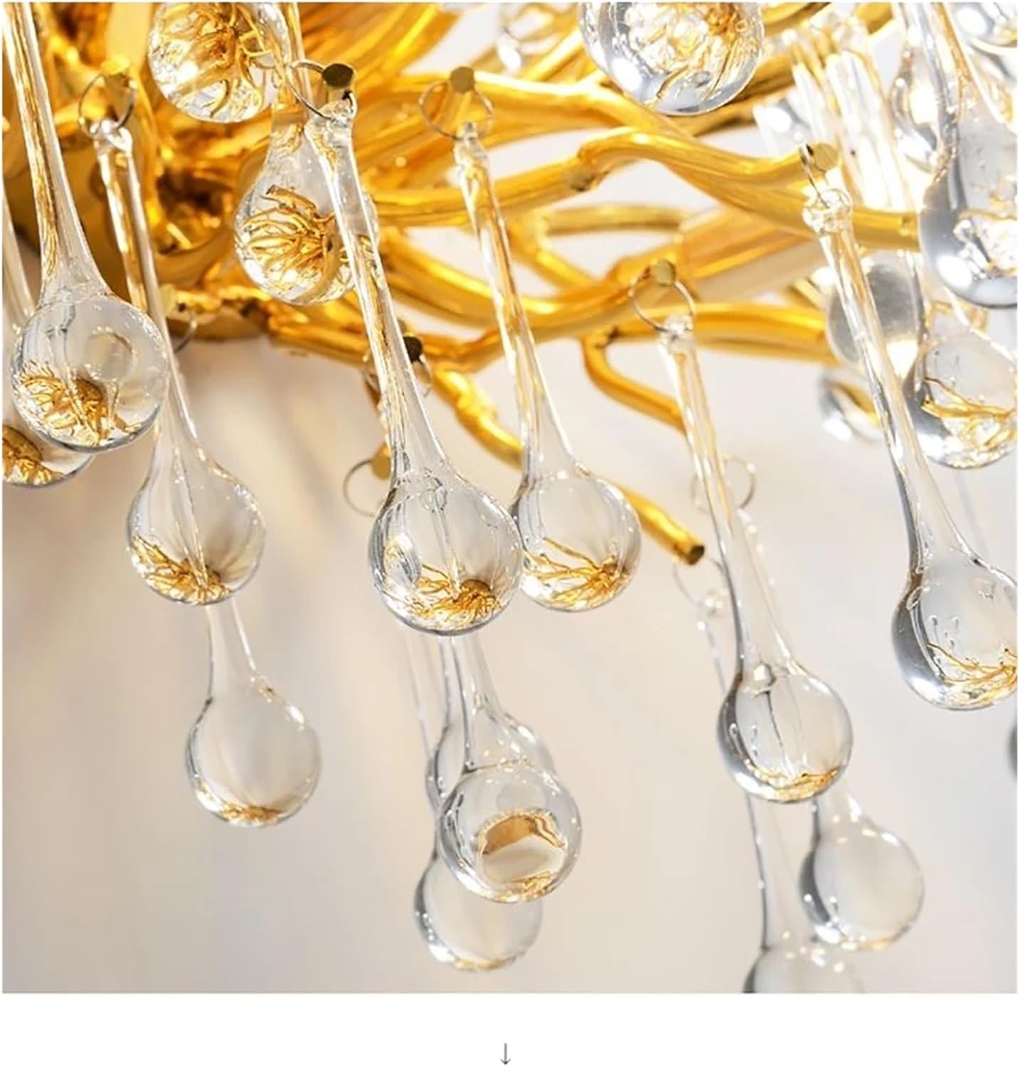 Аплик за стена Cristal Luxury Golden Tears