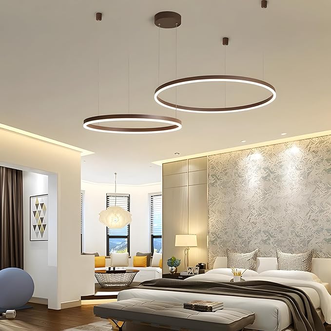 LED осветително тяло WONDERLAND Brown 2 подвижни сегмента, еквивалент 500W, с дистанционно
