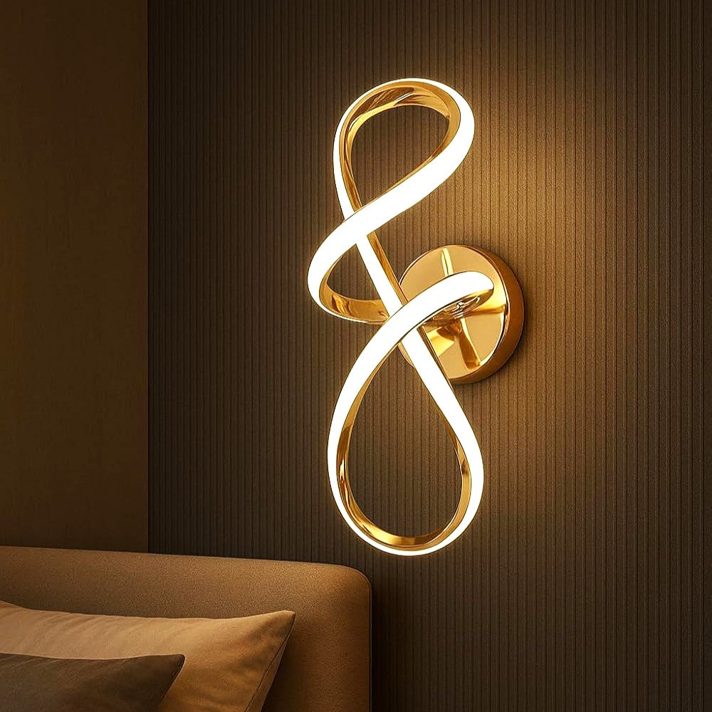 LED аплик Serpent Gold еквивалент 200W