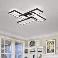 LED осветително тяло ZULE Black – еквивалент 750W с дистанционно