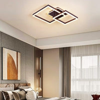 LED осветително тяло TWO SQUARE Кафяво Еквивалент 600W Дистанционно