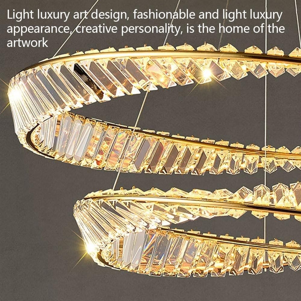 Осветително тяло LED Кристал Висящо Maxi EnVogue с дистанционно