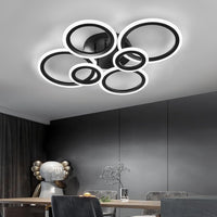 LED осветително тяло 4+2 CIRCLE MAXI Black SMART Еквивалент 600W