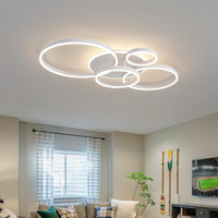LED осветително тяло 234W CIRCLE White Luxury Еквивалент 1200W Дистанционно