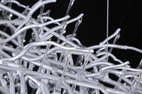 Полилей кристал LUXURY Silver Tears 80CM