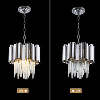Полилей от кристал GLORY SILVER 30cm
