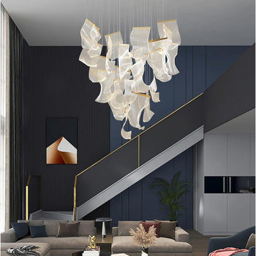 LED осветително тяло Luxury PAPER QUILL GOLD 25 елемента Еквивалент 500W