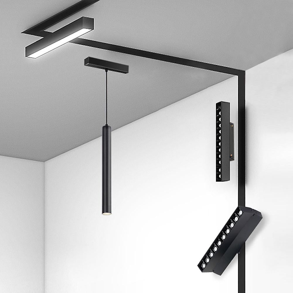 LED спот 10W 30cm магнитен SMART CCT черен линеен мат дистанционно