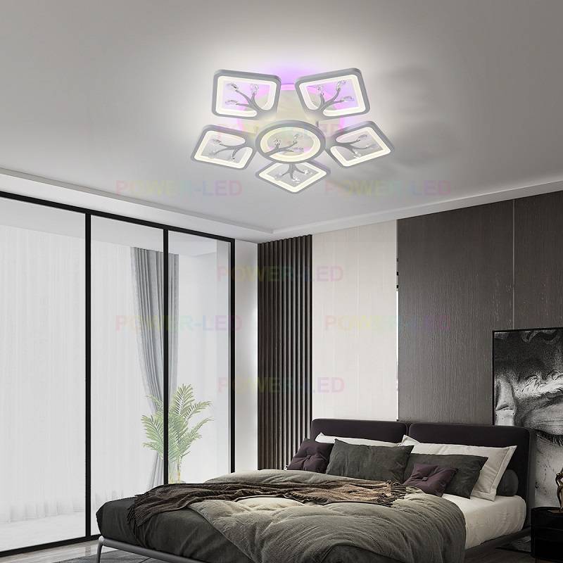 LED осветително тяло LEAVES RGB Еквивалент 600W с дистанционно