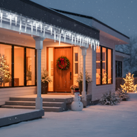 LED инсталация ледени висулки Coldvale 72 LED 1.8M Бял кабел IP44