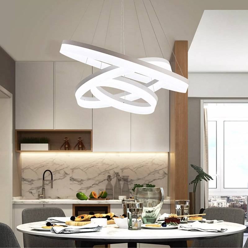 LED осветително тяло 152W WILLY 3 сегмента с дистанционно