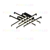 LED осветително тяло 160W 8 LINES Design Black с дистанционно