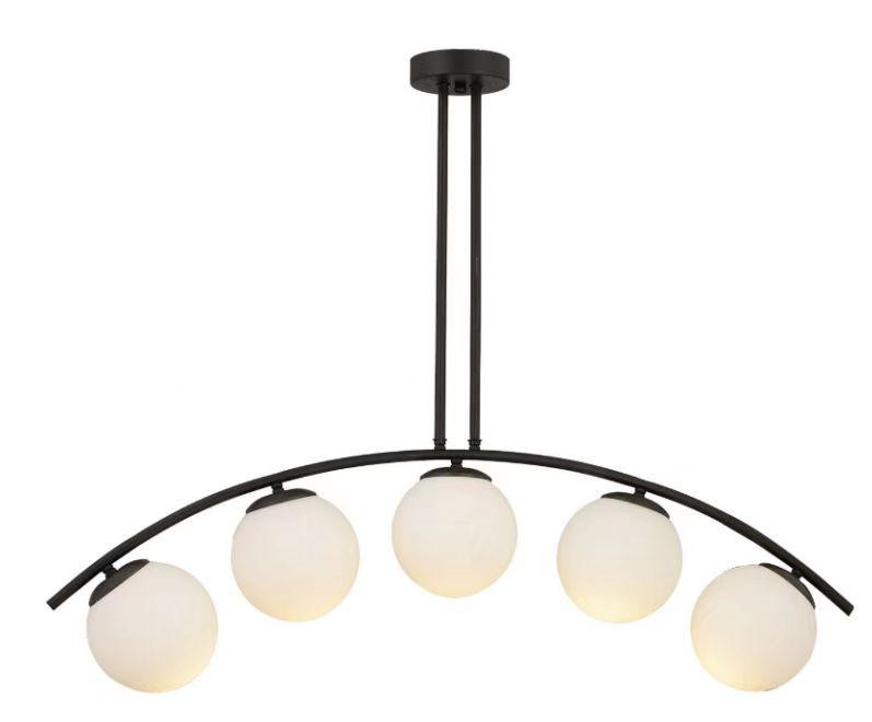 Осветително тяло Абажур MAT BLACK ARQUE 5xE27