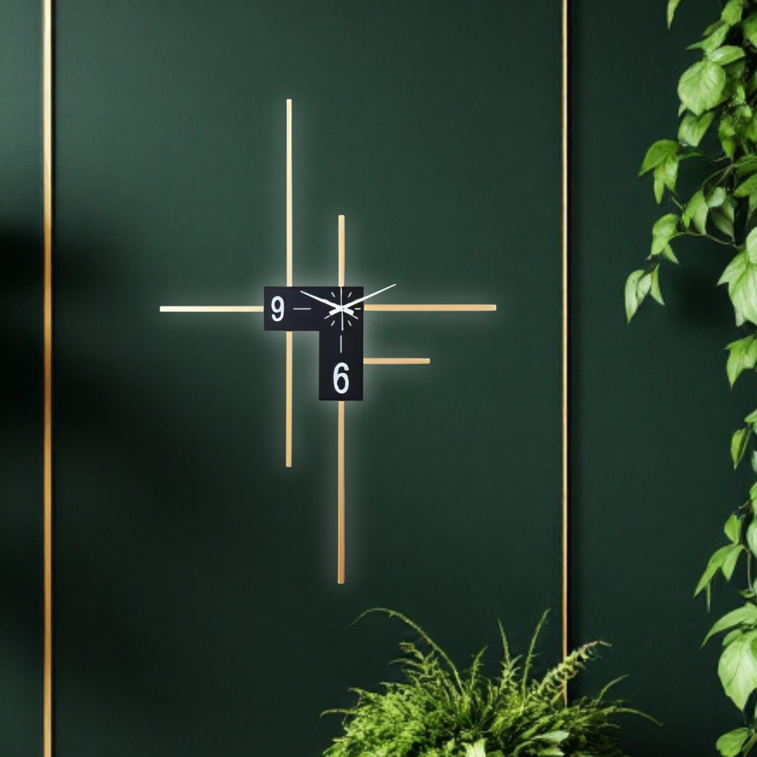 LED аплик с часовник Lines Chrono AL279-A
