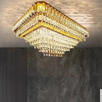 LED осветително тяло от кристал за таван 115x75CM Grand Glamour, еквивалент 2000W