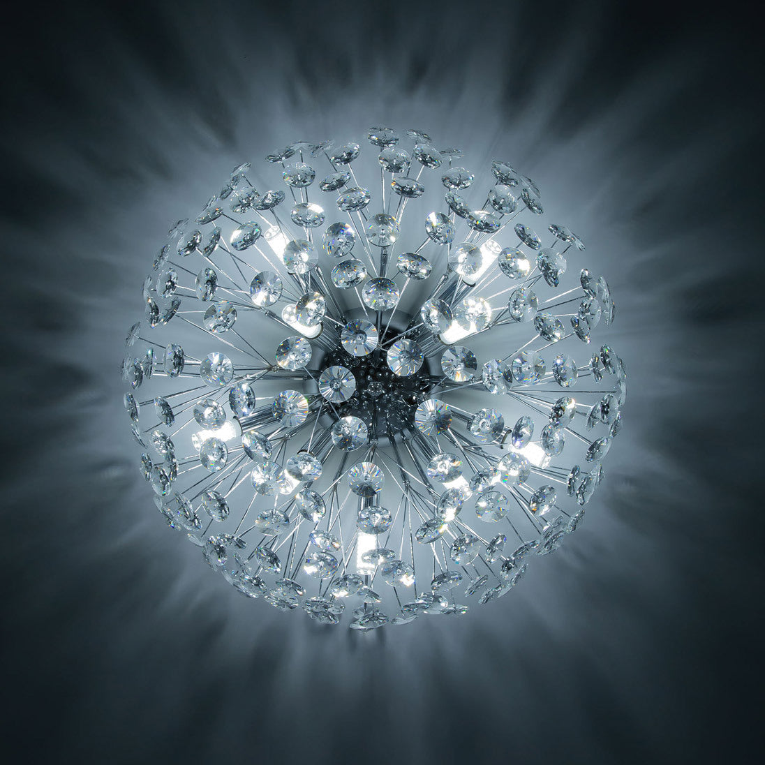 Осветително тяло тип аплик Crystal Dandelion Silver