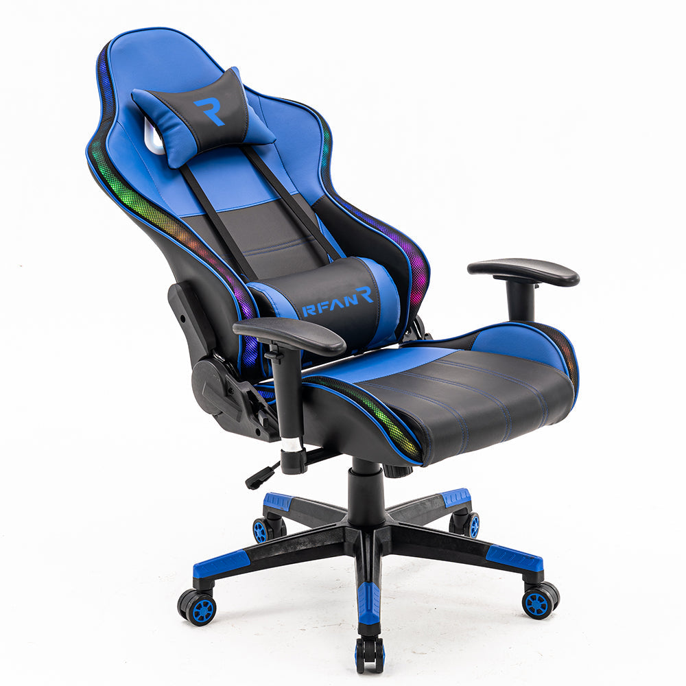 Геймърски стол, PREMIUM, Immersion Chairs, Blue BOC-778
