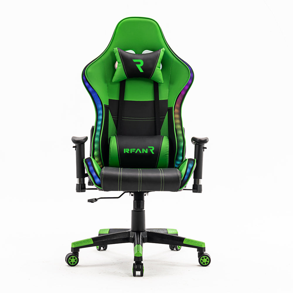 Геймърски стол, PREMIUM, Immersion Chairs, Green BOC-778