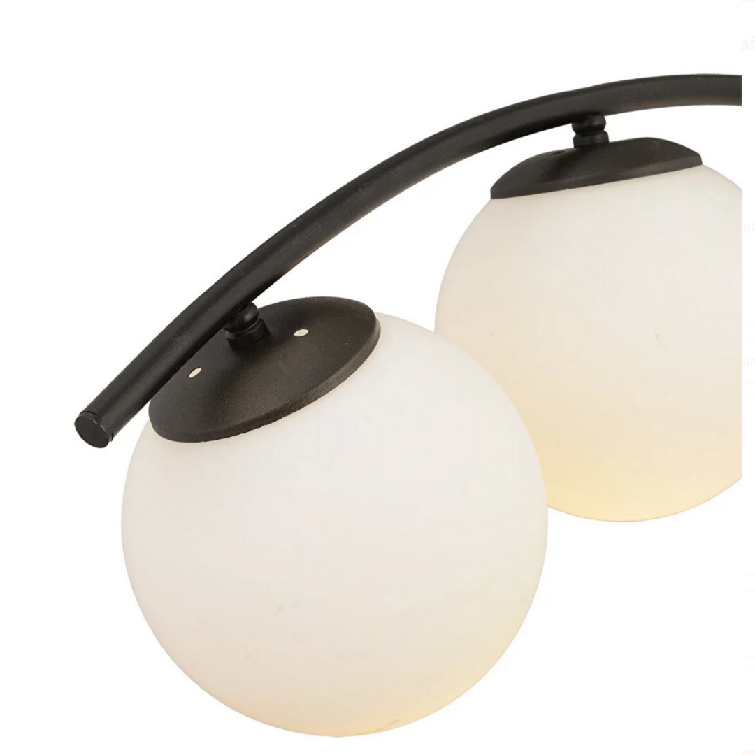 Осветително тяло Abajur MAT BLACK ARQUE 5xE27