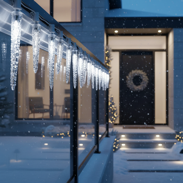 LED инсталация висулки PREMIUM Coldvale 160 LED 2.7m Бял кабел IP44