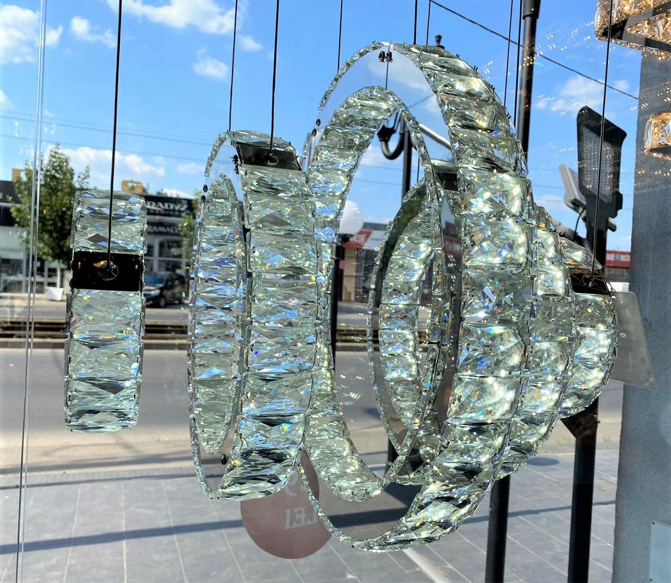 LED осветително тяло 87W Кристал 5 сегмента