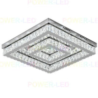 LED осветително тяло TWO SQUARE кристал еквивалент 500W с дистанционно