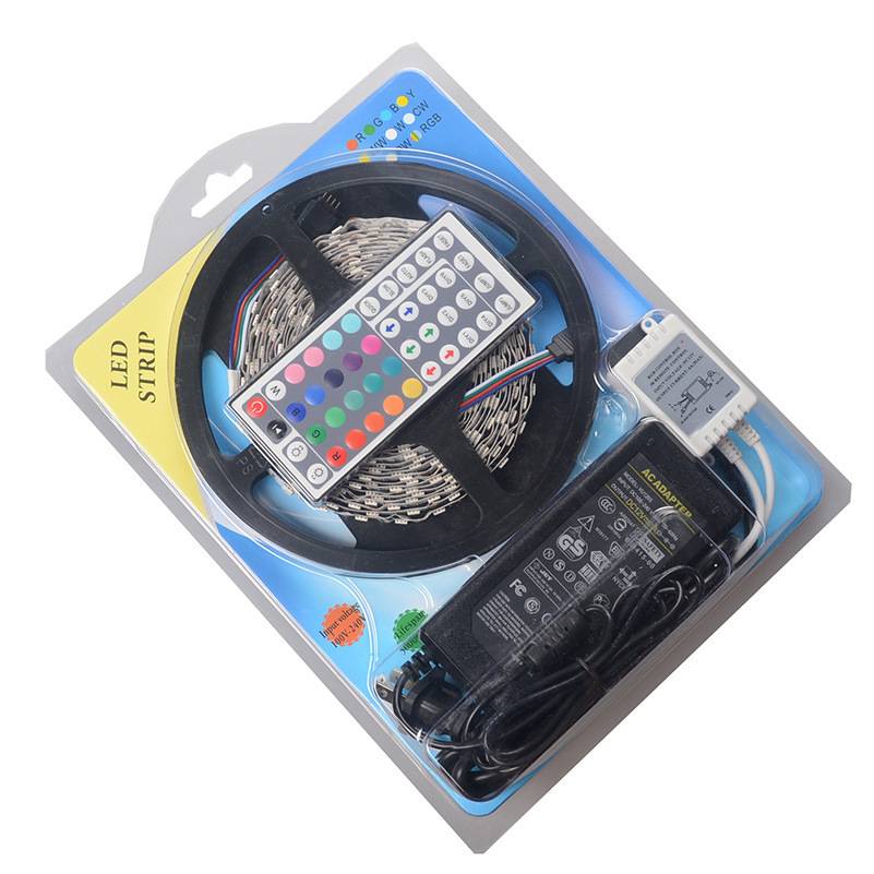 Комплект LED лента RGB 12V IP65 5 метра дистанционно 44 бутона