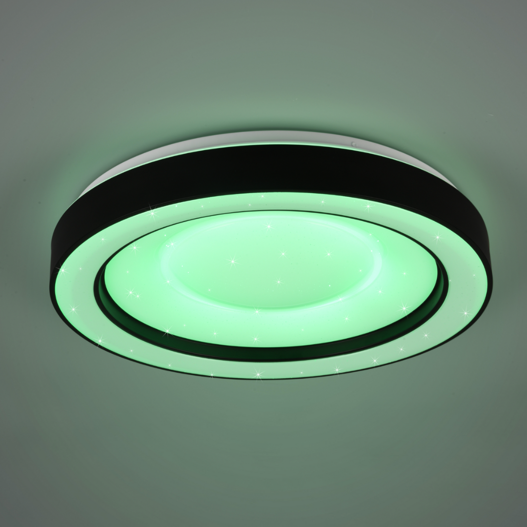 LED осветително тяло ARCO Black RGB-CCT Еквивалент 200W Дистанционно управление