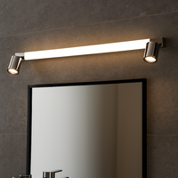 аплик LED ENRICO Chrome 9W 90cm IP44 с спотове 2xGU10