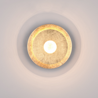 LED аплик Luxury Round Gold LEANO