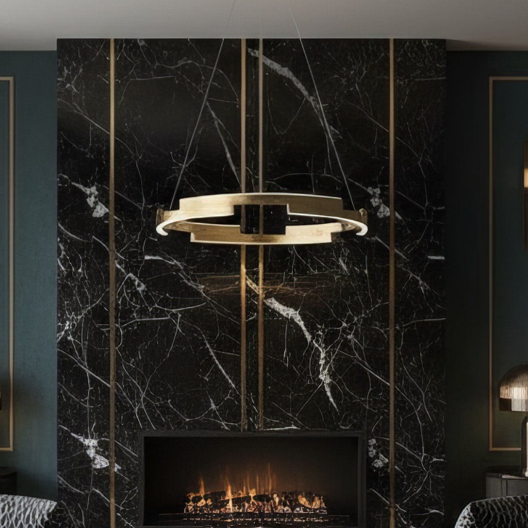 LED осветително тяло висящо Gold, еквивалент 520W, с дистанционно