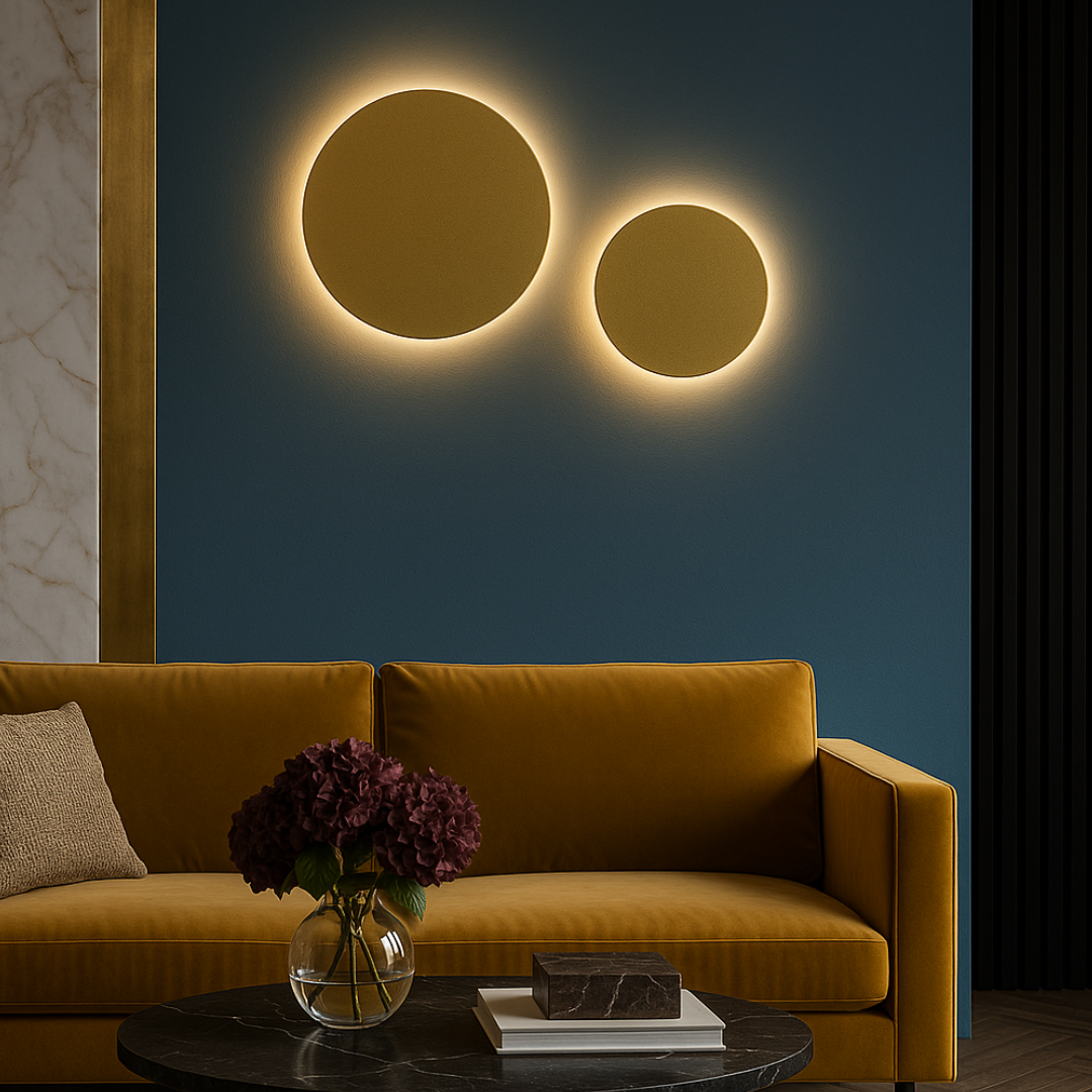 LED аплик за интериор PALERMO златен