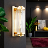 Аплик за стена Gold Luxury SERGIO, въртящ се, регулируем