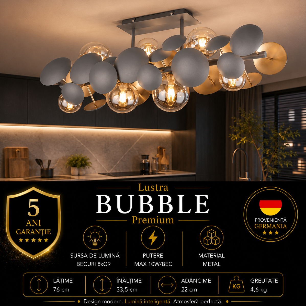 Осветително тяло Абажур Luxury BUBBLE