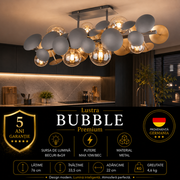 Осветително тяло Абажур Luxury BUBBLE