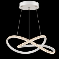 LED осветително тяло Infinity White, висящо, еквивалент 500W, с дистанционно