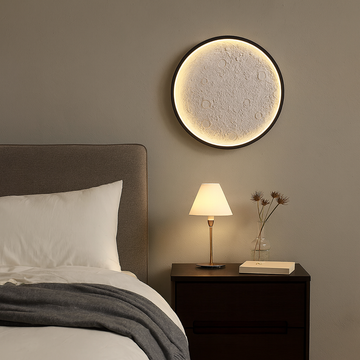 LED осветително тяло MOON черна Еквивалент 180W