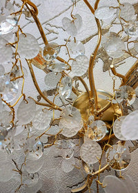 Стенен аплик Cristal Luxury Golden SunFlower