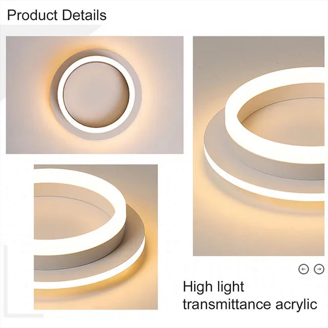 LED осветително тяло 50W RING Бял Еквивалент 200W