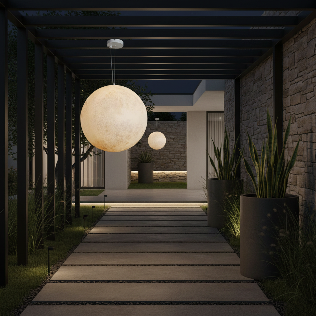Висящ фенер глобус MOONGLOW 40CM