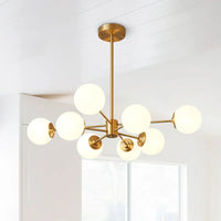 Осветително тяло Абажур MAT GOLD 8XE27 DX103-4+4 GD