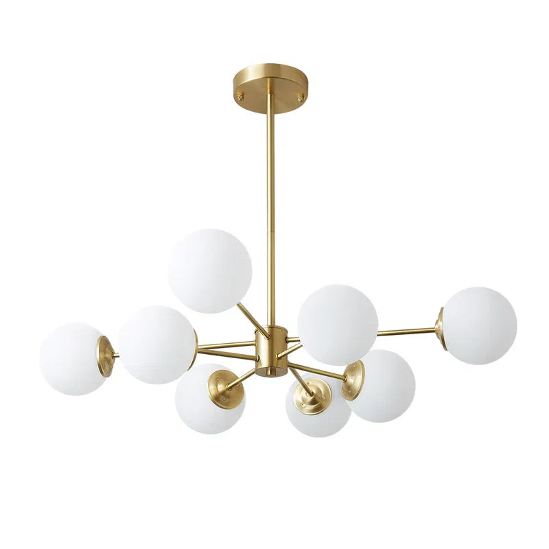 Осветително тяло Абажур MAT GOLD 8XE27 DX103-4+4 GD
