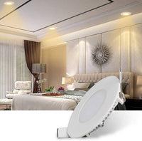LED спот 6W Slim кръгъл бял / ⌀118mm / вграден