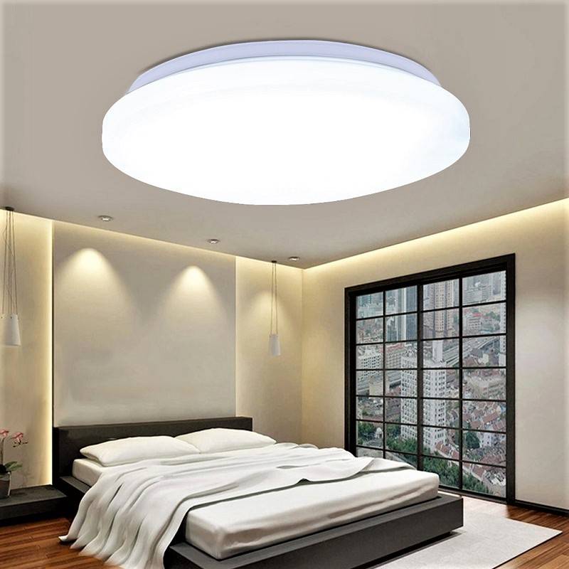 LED плафониера 72W кръгла, еквивалент 400W, 3 функции C051