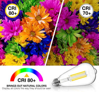 LED крушка E27 4W Филамент ST64 ДИМИРАЩА