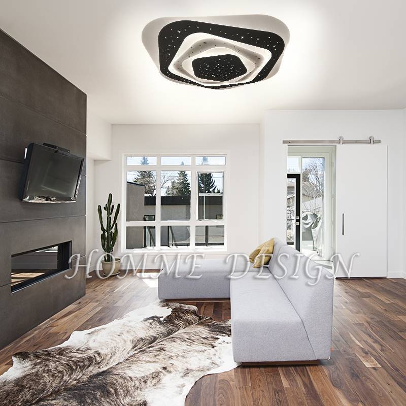 LED осветително тяло 80W Sky с дистанционно, еквивалент 400W