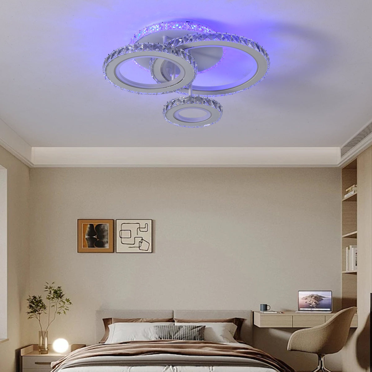 LED осветително тяло Cristal Ciryla бяла RGB еквивалент 500W