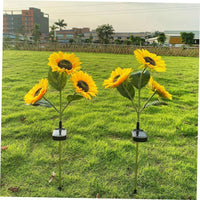 Соларна LED градинска лампа SUNFLOWER