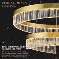 LED Полилей Mini KYZO Royal Gold – 2 Подвижни Сегмента, Еквивалент 600W, с дистанционно
