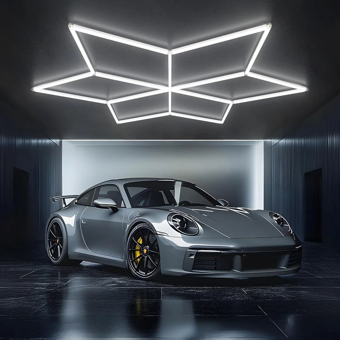 LED плафон RFAN звездна форма студена светлина 162x140CM еквивалент 1000W